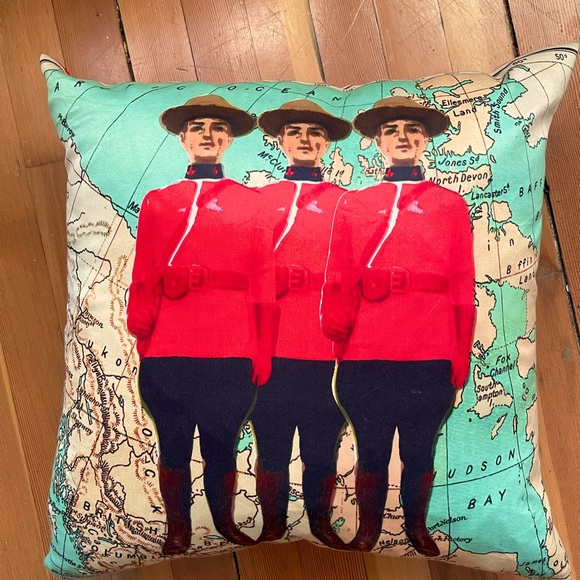 RCMP Canadiana Accent Pillow - Picture 1 of 3